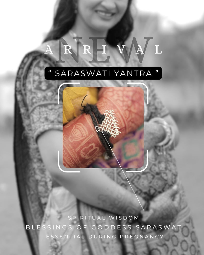 Silver Saraswati Bracelet for All Especially for Pregnant Couples & Parents