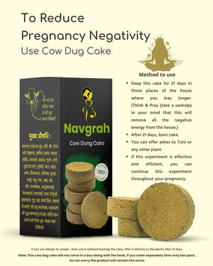 Positive Pregnancy Navgrah Cow Dug Cake (6 Pack=42 Cake)
