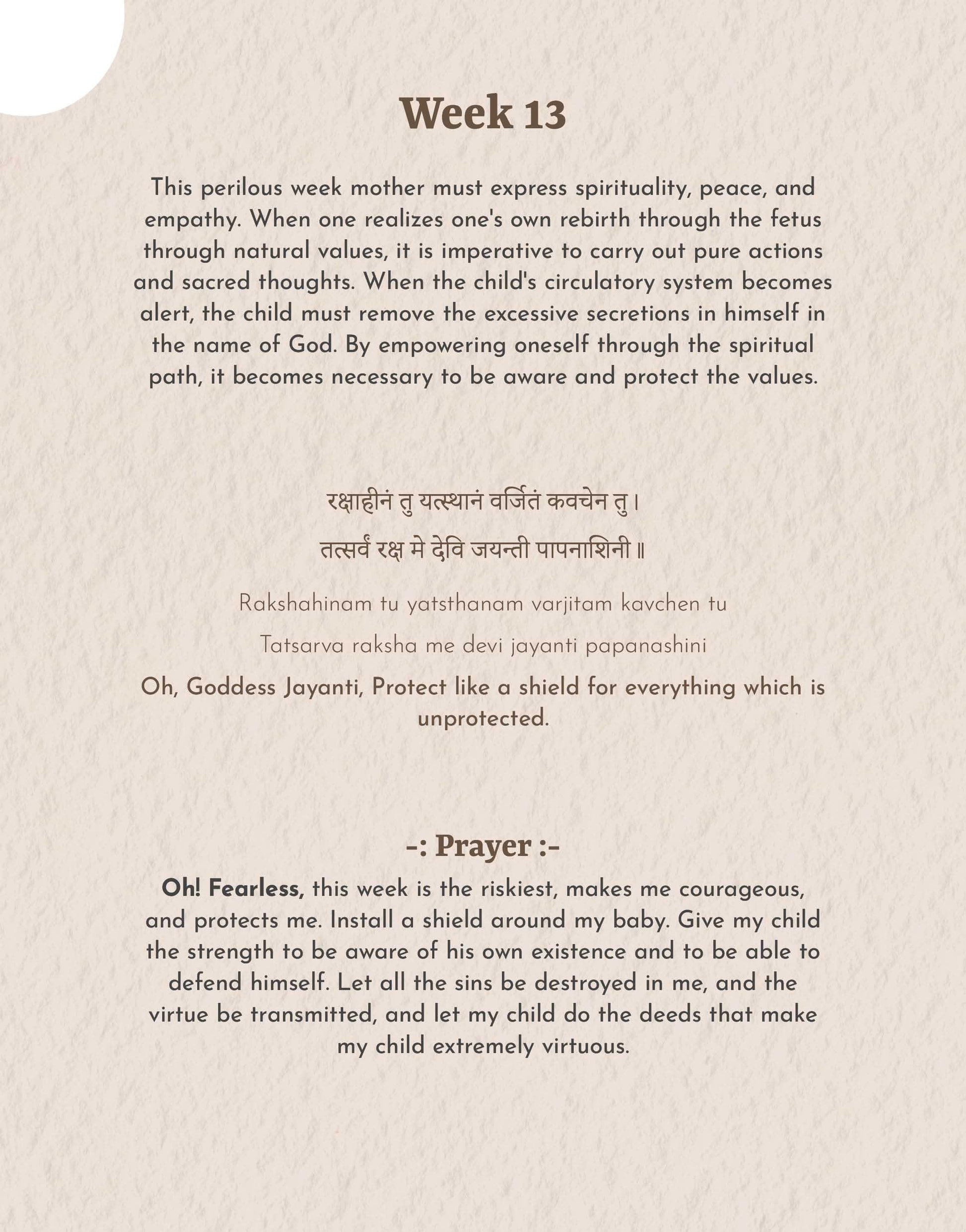 Prayer for peace