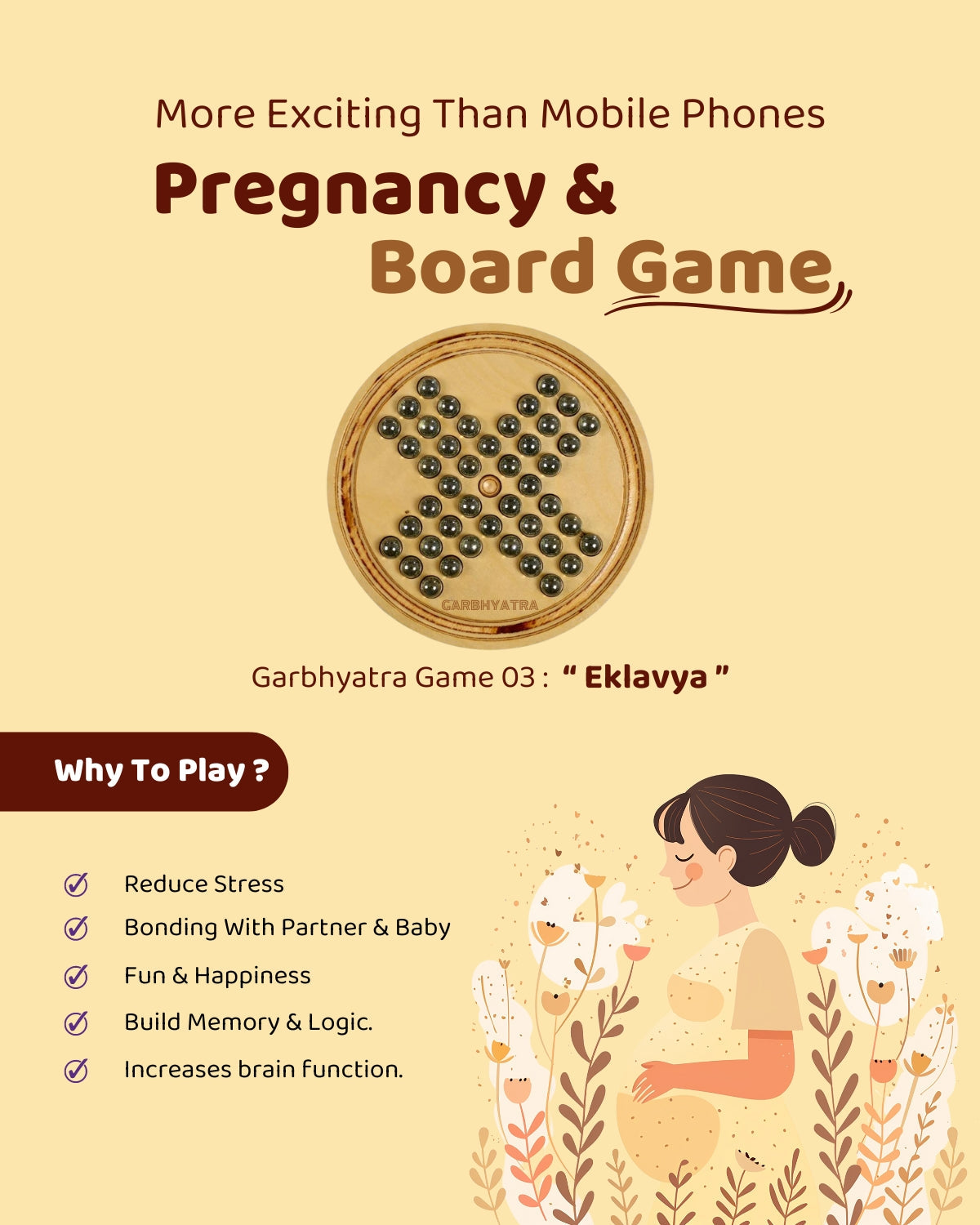 Pregnancy Game : Eklavya ( The Best Way To Reduce The Use Of Mobile During Pregnancy )